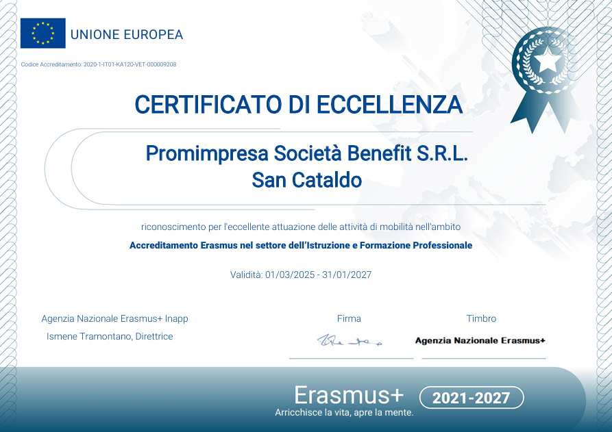 Attribuzione attestazione di Eccellenza